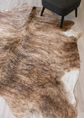 Light Brindle Cowhide Rug (Size: 220 X 200 CM) CHR2066