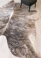 (Rare) Grey Brindle Cowhide Rug (Size: 270 X 230 CM) CHR2073