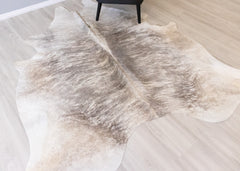 (Rare) Grey Brindle Cowhide Rug (Size: 230 X 210 CM) CHR2075