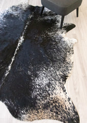 Salt Pepper Black & White Cowhide Rug (Size: 230 X 200 CM) CHR2127