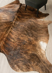Dark Brindle Cowhide Rug (Size: 250 X 220 CM) CHR2506