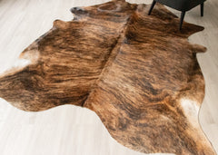 Dark Brindle Cowhide Rug (Size: 250 X 210 CM) CHR2510