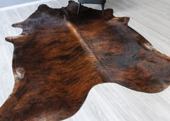 Dark Brindle Cowhide Rug (Size: 290 X 240 CM) CHR2473