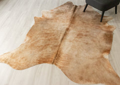 (Rare) Palomino Cowhide Rug (Size: 220 X 180 CM) CHR2519