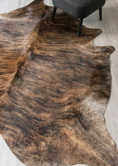 Dark Brindle Cowhide Rug (Size: 250 X 210 CM) CHR2482