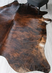 Dark Brindle Cowhide Rug (Size: 260 X 230 CM) CHR2472