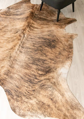 Light Brindle Cowhide Rug (Size: 250 X 230 CM) CHR2501