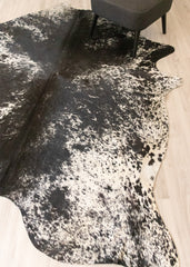 Salt Pepper Black & White Cowhide Rug (Size: 250 X 200 CM) CHR2251