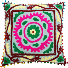 Hand Embroidered Cushion