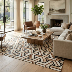 Crossway Cowhide Patchwork Rug