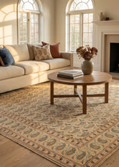 Vintage Kashan Hand-Knotted Wool Persian Rug (Size: 300 X 390 CM)