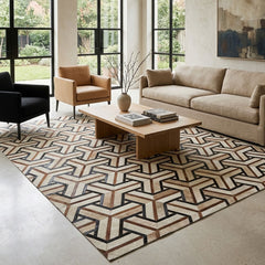 Crossway Cowhide Patchwork Rug