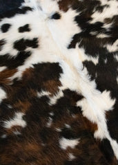 Exotic Tricolor Cowhide Rug (Size: 220 X 190 CM)