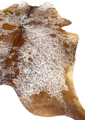 Salt Pepper Brown & White Cowhide Rug (Size: 250 X 210 CM) CHR2030