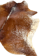 Salt Pepper Brown & White Cowhide Rug (Size: 240 X 200 CM) CHR2035