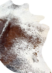 Salt Pepper Tri-Color Cowhide Rug (Size: 230 X 200 CM) CHR2039