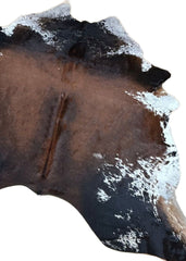 Salt Pepper Tri-Color Cowhide Rug (Size: 230 X 200 CM) CHR2307