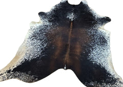 Salt Pepper Tri-Color Cowhide Rug (Size: 230 X 200 CM) CHR2311