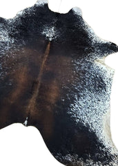 Salt Pepper Tri-Color Cowhide Rug (Size: 230 X 200 CM) CHR2311