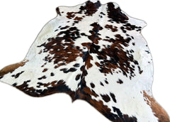 Exotic Tricolor Cowhide Rug (Size: 240 X 200 CM) CHR2315