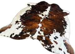 Exotic Tricolor Cowhide Rug (Size: 230 X 200 CM) CHR2317