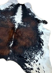 Salt Pepper Tri-Color Cowhide Rug (Size: 230 X 200 CM) CHR2321