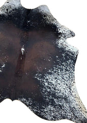 Salt Pepper Tri-Color Cowhide Rug (Size: 230 X 200 CM) CHR2322