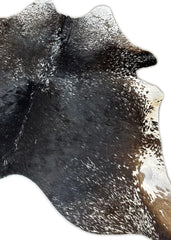 Salt Pepper Tri-Color Cowhide Rug (Size: 230 X 200 CM) CHR2302