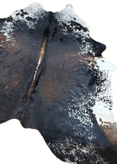 Salt Pepper Tri-Color Cowhide Rug (Size: 260 X 230 CM) CHR2304