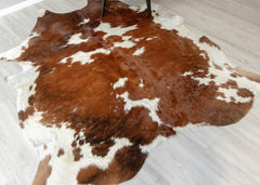Exotic Tricolor Cowhide Rug (Size: 220 X 180 CM) CHR1861
