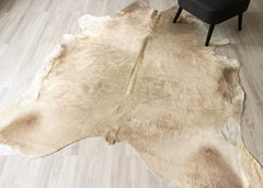Champagne Cowhide Rug (Size: 230 X 200 CM) CHR1829