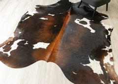 Reddish Cowhide Rug (Size: 240 X 210 CM) CHR1834