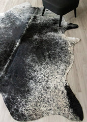 Salt Pepper Black & White Cowhide Rug (Size: 250 X 210 CM) CHR1842