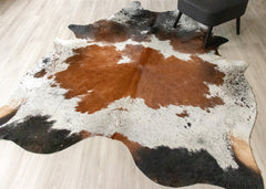 (Rare) Reddish Cowhide Rug (Size: 250 X 200 CM) CHR1853