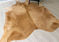 (Rare) Palomino Cowhide Rug (Size: 250 X 230 CM) CHR2023