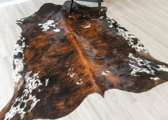 Exotic Tricolor Cowhide Rug (Size: 220 X 190 CM) CHR2017
