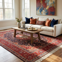 Vintage Hamedan Hand-Knotted Wool Persian Rug (Size: 250 X 360 CM)
