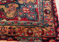 Vintage Khorasan Hand-Knotted Wool Persian Rug (Size: 185 X 275 CM)