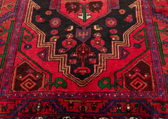 Vintage Zanjan Hand-Knotted Wool Persian Rug (Size: 135 X 230 CM)