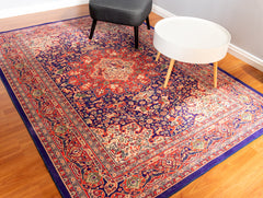 Traditional Multi-Colour Vintage Style Area Rug