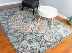 Multi-Colour Vintage Area Rug