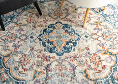 Multi-Colour Vintage Area Rug