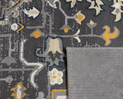 Grey Vintage Area Rug