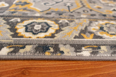 Grey Vintage Area Rug