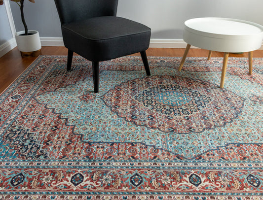 Multi-Colour Vintage Area Rug