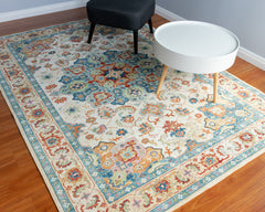 Multi-Colour Vintage Area Rug