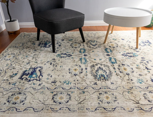 Multi-Colour Vintage Area Rug