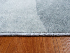 Abstract Style Grey Area Rug