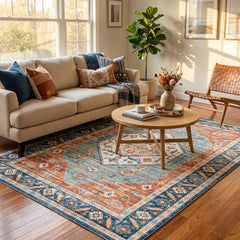 Multi-Colour Vintage Area Rug