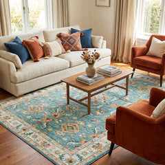 Multi-Colour Vintage Area Rug